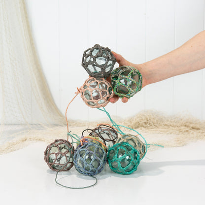 Set 5 X 2.5"Glass Floats #201Cn