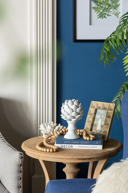 Artichoke Small Finial Ceramic. Care For This Stunning Artichoke Finial By Simply Cleaning It With A Damp Cloth.