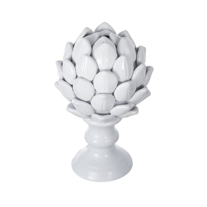 Artichoke Small Finial Ceramic. Care For This Stunning Artichoke Finial By Simply Cleaning It With A Damp Cloth.