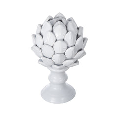 Artichoke Small Finial Ceramic. Care For This Stunning Artichoke Finial By Simply Cleaning It With A Damp Cloth.