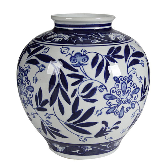 Posy Vase 23Cm Beautiful Floral Pattern And Asian-Inspired Shap