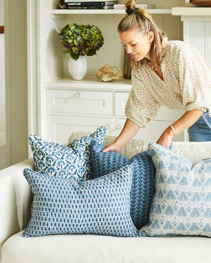 Avignon Azure Cushion