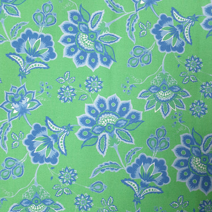 Aurora Tablecloth - Blue/Green On Green