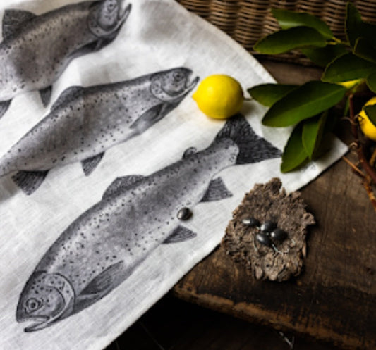 Trout Tea Towel