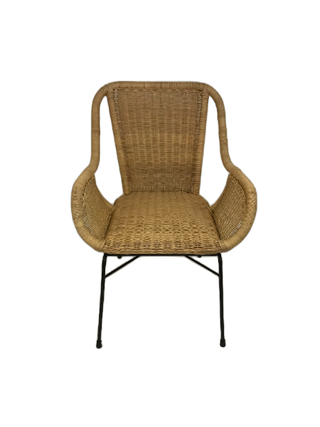 パームビュー ラタンアーム付きダイニングチェア