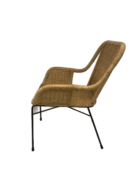 パームビュー ラタンアーム付きダイニングチェア