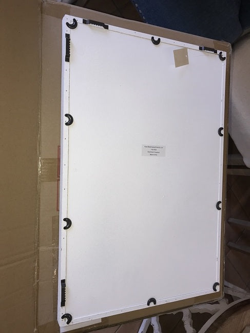 Set Of 2 Shabby Chic Carved Wall Mirrors 60. Set Of 2 Shabby Chic Carved Wall Mirrors Feature A Unique Pattern Of Whitewashed, Carved Wood