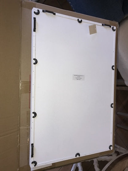 Set Of 2 Shabby Chic Carved Wall Mirrors 60. Set Of 2 Shabby Chic Carved Wall Mirrors Feature A Unique Pattern Of Whitewashed, Carved Wood