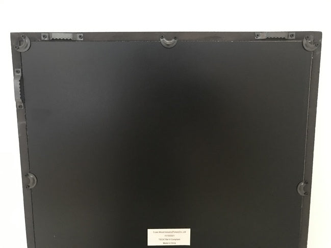 Set Of 2 Black Carved Wall Mirrors . They Can Be Displayed Side By Side Or Separately.