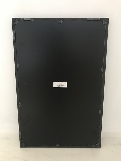 Set Of 2 Black Carved Wall Mirrors . They Can Be Displayed Side By Side Or Separately.