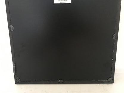 黒の彫刻入り壁掛けミラー2個セット