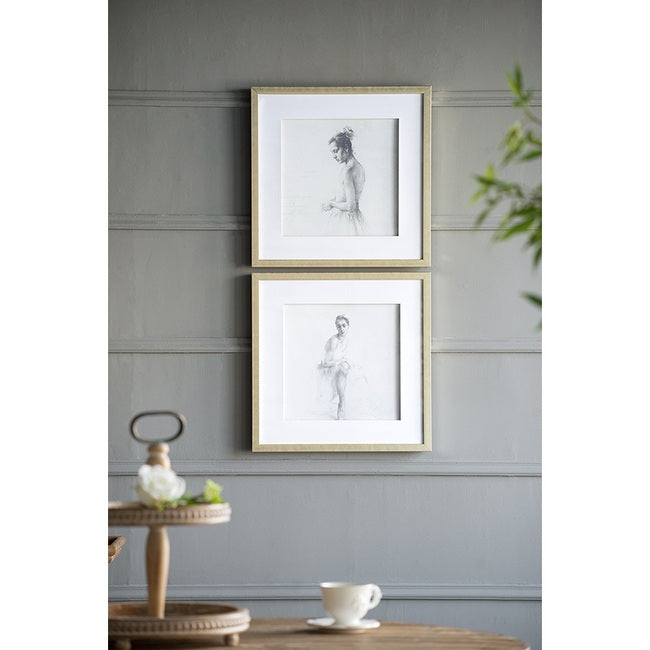 Set Of 2 Ballerina Framed Prints