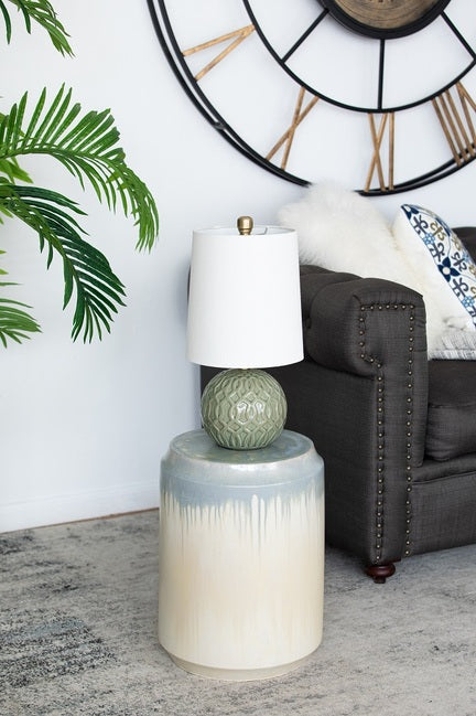 佛罗伦萨反应釉陶瓷凳