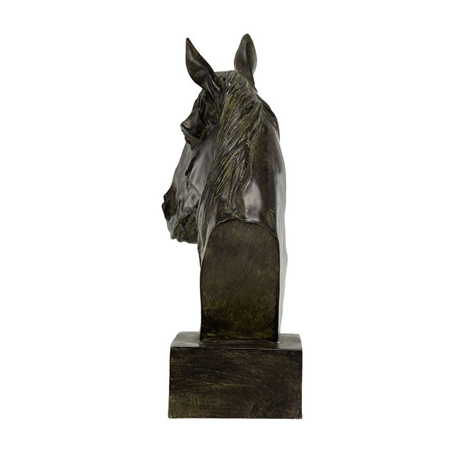 Horse Head Statue On Base