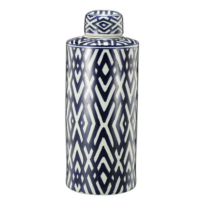 Carlyle Lidded Jar 46Cmh. Large Size; Includes Matching Lid. The Gorgeous Carlyle Lidded Jar Combines Traditional Patterns And Contemporary Craftsman