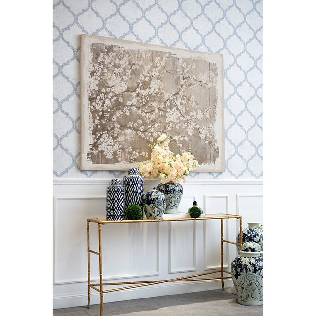 Carlyle Lidded Jar 46Cmh. Large Size; Includes Matching Lid. The Gorgeous Carlyle Lidded Jar Combines Traditional Patterns And Contemporary Craftsman