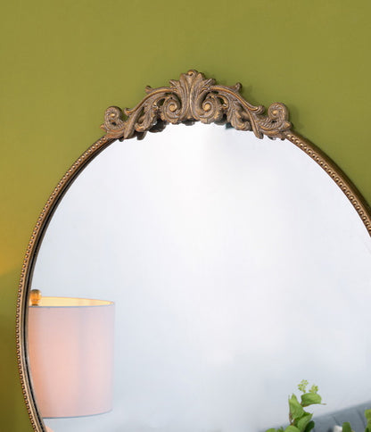 Baroque Gold Round Mirror Large 91. Will Compliment Any Lifestyle For Years To Come