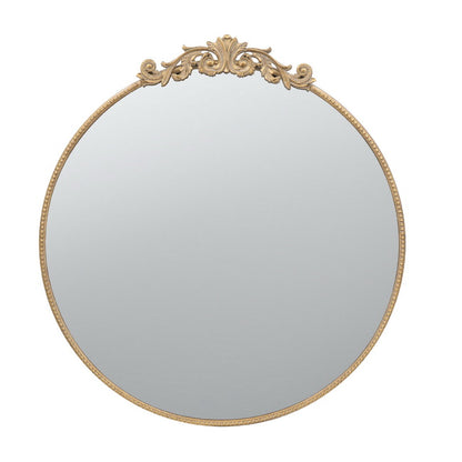 Baroque Gold Round Mirror Large 91. Will Compliment Any Lifestyle For Years To Come