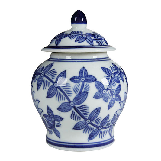 Aline Butterfly Lidded Vase 13.97Cmh