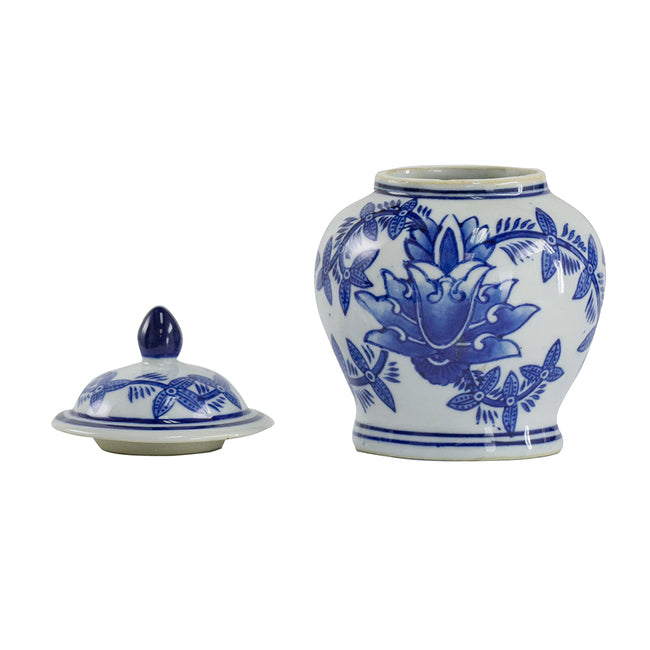 Aline Butterfly Lidded Vase 13.97Cmh