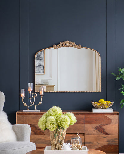 Baroque Gold Mirror 101. Mantle Or Dresser For A Luxurious Look. Baroque Inspired Detailing