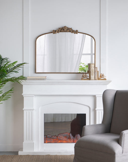 Baroque Gold Mirror 101. Mantle Or Dresser For A Luxurious Look. Baroque Inspired Detailing