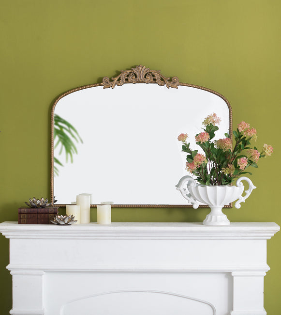 Baroque Gold Mirror 101. Mantle Or Dresser For A Luxurious Look. Baroque Inspired Detailing