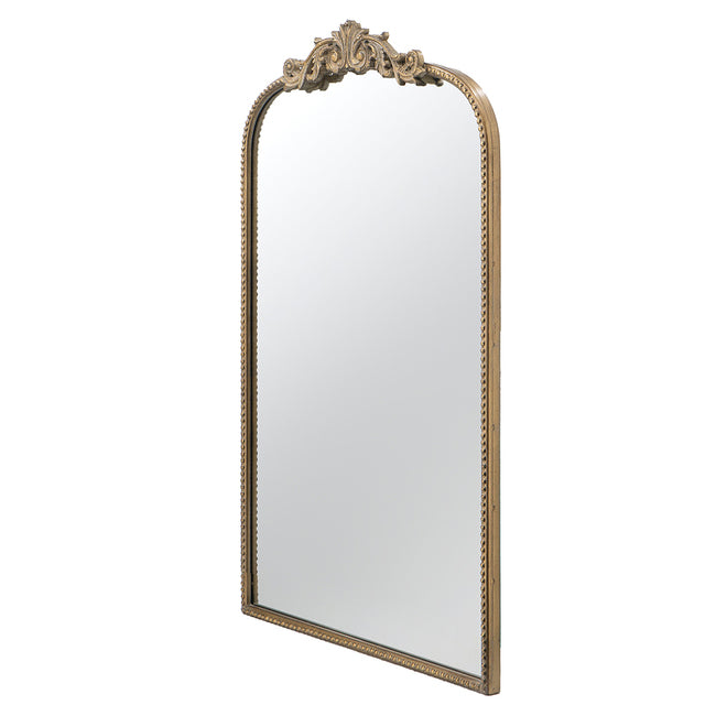 Baroque Tall Gold Wall Mirror.91 Modern Take On Baroque Detailing And Elegant Gold Framing