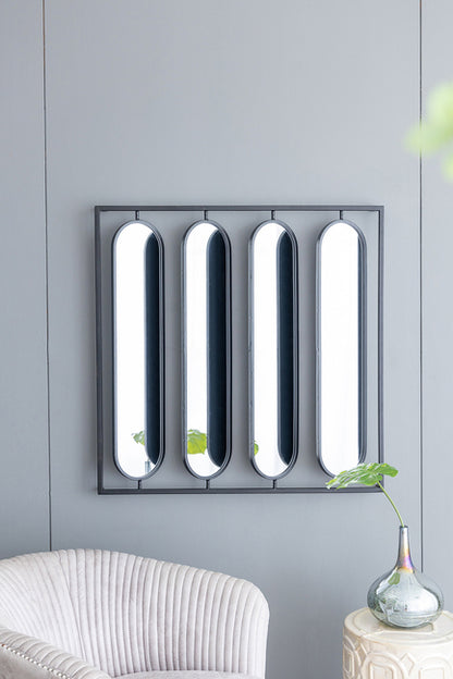 Swivel Black Metal Mirror Different Angles From Mirror Bring A New Dimension To Any Interior
