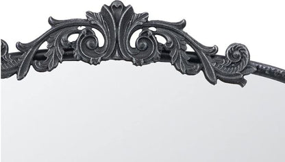 Baroque Tall Black Wall Mirror 91