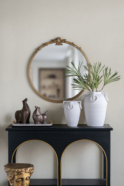 Rococo Round Mirror