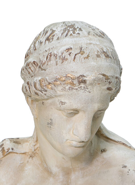 Artemis Bust With A Distressed Finish