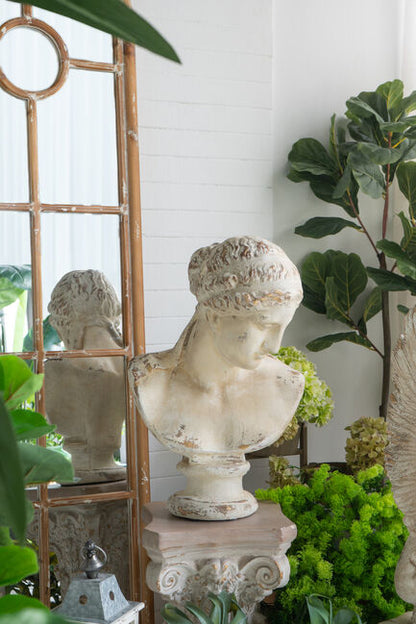 Artemis Bust With A Distressed Finish