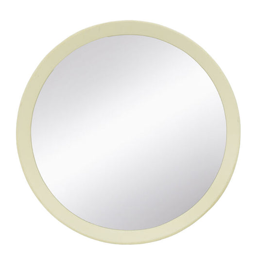 Porthole Mango Cream Wood Wall Mirror