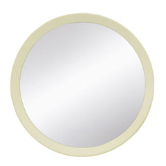 Porthole Mango Cream Wood Wall Mirror
