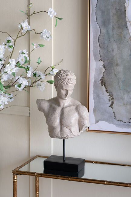 Grecian Bust On Stand
