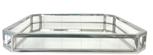 209C - Square Mirror Tray Sloped 40Cm