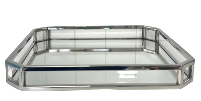 209C - Square Mirror Tray Sloped 40Cm