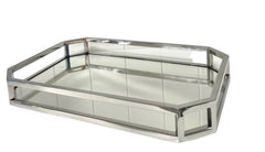 209D - Rectangle Sloped Edge Mirror Tray 41X26Cm