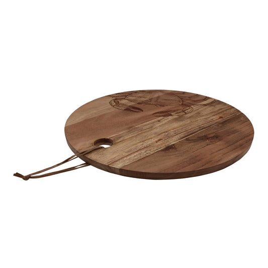 Coastal Crab Round Acacia Paddle