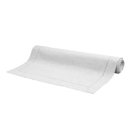 Jetty White Table Runner