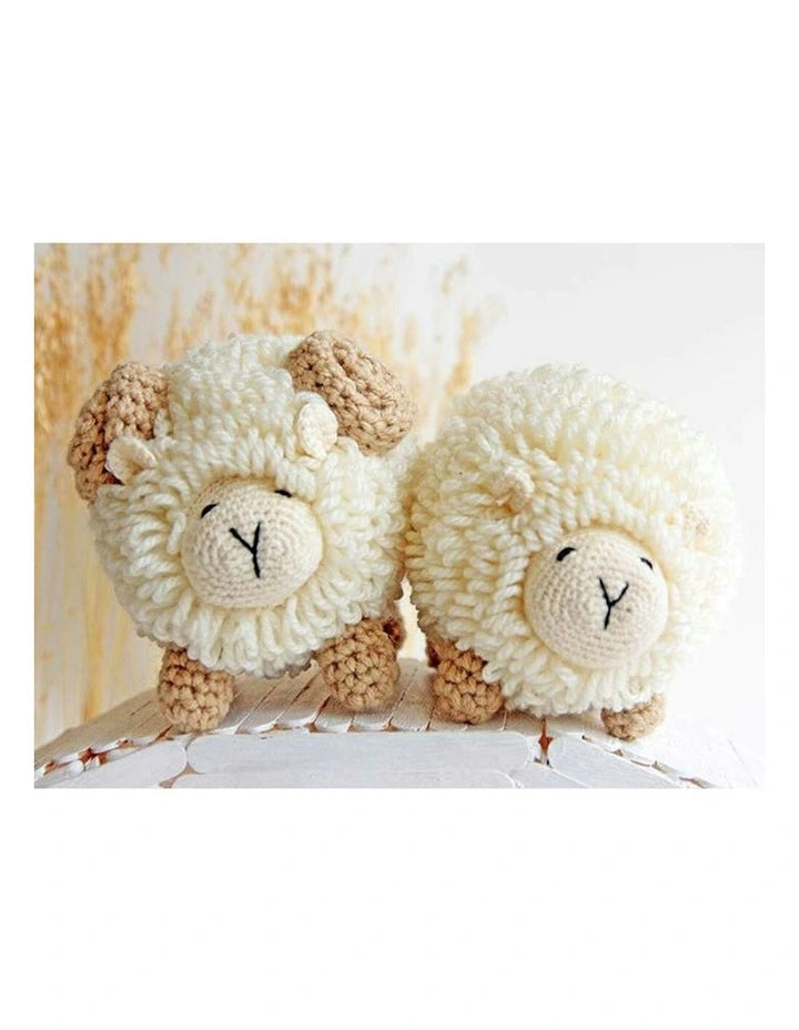 Cotton Shallis Sheep - Soft Plush Animal Cuddle Toy - 20cm