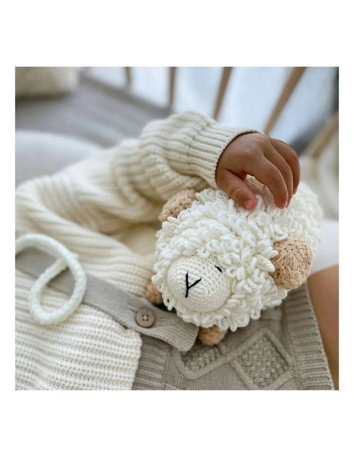 Cotton Shallis Sheep - Soft Plush Animal Cuddle Toy - 20cm