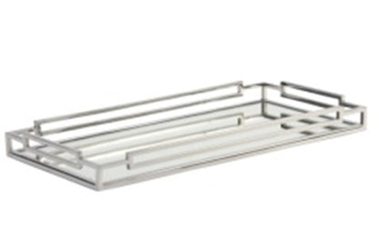 210E Rectangle Cubism Handles Mirror Tray 50X25X5