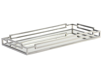 210E Rectangle Cubism Handles Mirror Tray 50X25X5