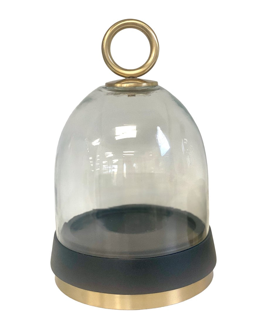 211M - Cake Dome Medium W/Black Base 16X26Cm