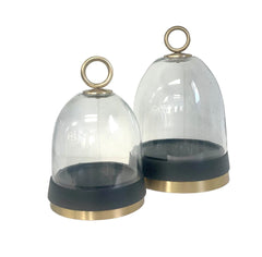 211M - Cake Dome Medium W/Black Base 16X26Cm