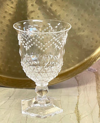 21Cl Acrylic Wine Glass Star Clear