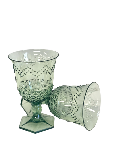 21Gr Acrylic Wine Glass Star Green