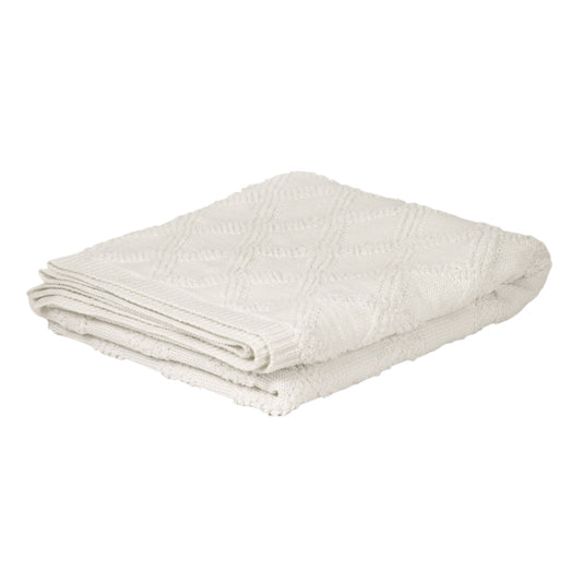 Otway White Throw